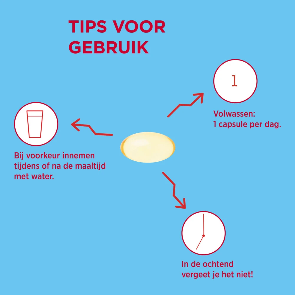 Dagravit Vitaal 50+ Vitamine D & Omega-3 Visolie 4 Dagravit Vitaal 50+ Vitamine D & Omega-3 Visolie - Afbeelding 4