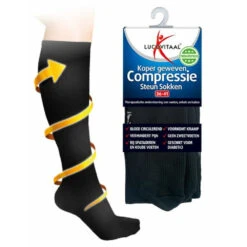 Lucovitaal Compressie Steun Sokken Zwart Maat 36-41 6 Lucovitaal Compressie Steun Sokken Zwart Maat 36-41 -Gezondheidsproducten Winkel 997685 3